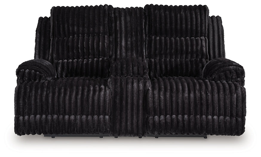 Rhines Falls DBL REC PWR Loveseat w/Console