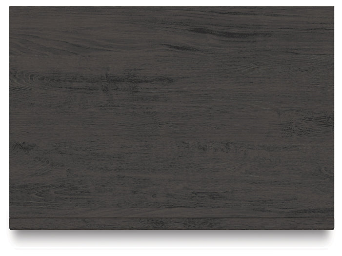 Queen Panel Storage Bed with Mirrored Dresser and Nightstand