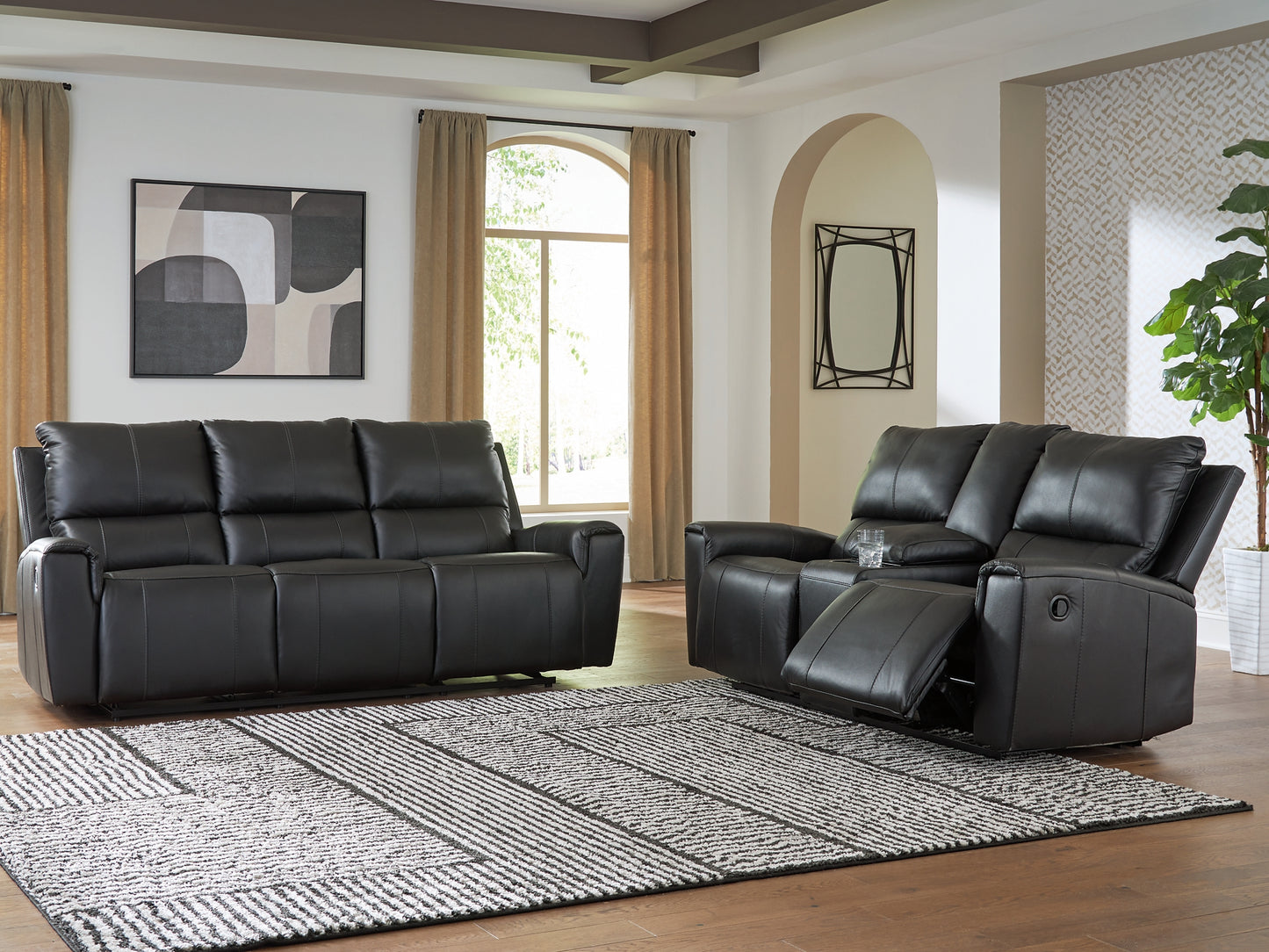 Glossmore Sofa and Loveseat