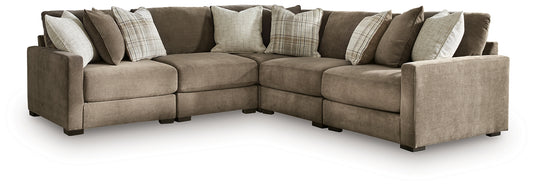 Camellia-Court 5-Piece Sectional