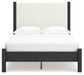 Cadmori  Upholstered Panel Bed