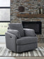Alainmont Next-Gen Nuvella Swivel Power Recliner