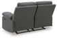 Side-Swipe Reclining Loveseat