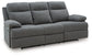 Side-Swipe REC Sofa w/Drop Down Table
