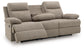 Side-Swipe REC Sofa w/Drop Down Table