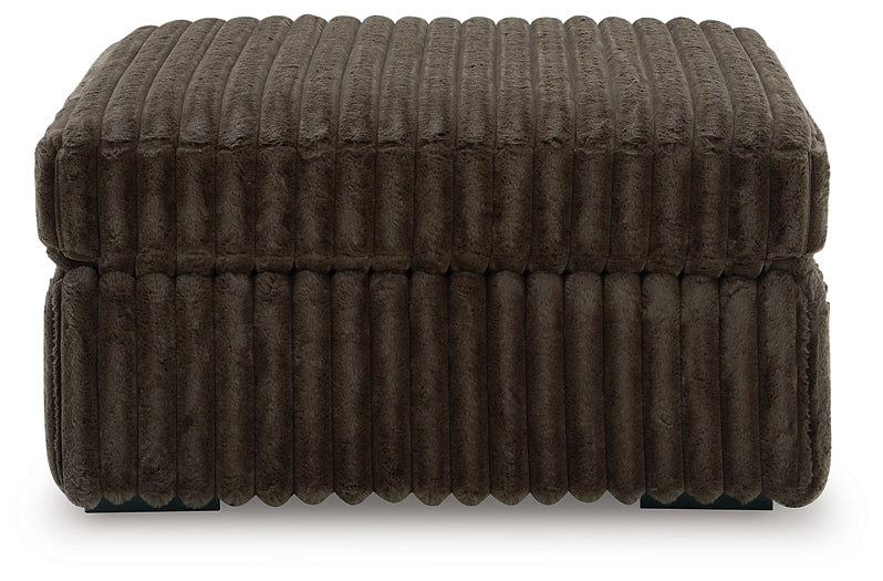 Midnight-Madness Oversized Accent Ottoman