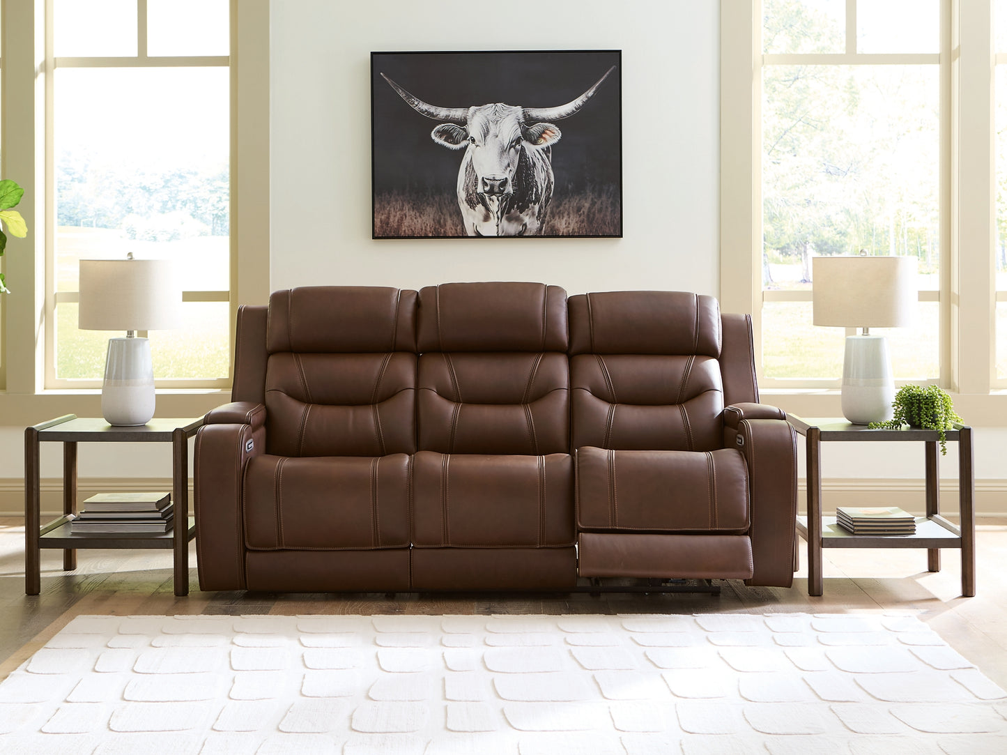Knightington PWR REC Sofa w/Audio Seating