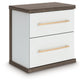 Kendanport Two Drawer Night Stand