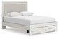Zuraleus Queen Upholstered Panel Storage Bed