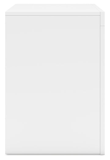 Binterglen King Panel Bed with Mirrored Dresser, Chest and Nightstand