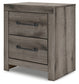 Graystorm Twin Panel Bed with Mirrored Dresser, Chest and Nightstand
