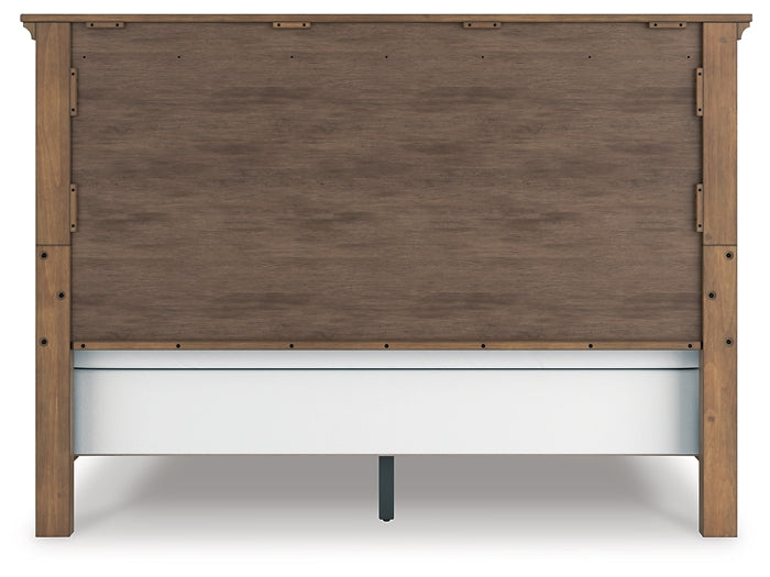 Feddinger King Panel Bed with Mirrored Dresser and Chest