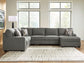 Newellen 3-Piece Sectional with Chaise