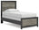Broachmyn Twin Panel Bed Black/Gray
