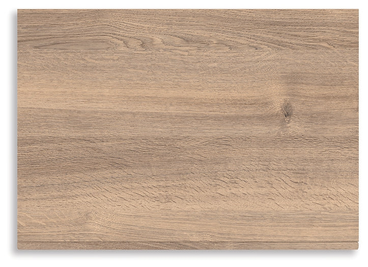 Kinlanni King Upholstered Panel Bed, Dresser, Mirror and Nightstand