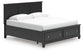 Lanolee King Panel Storage Bed, Dresser and Mirror