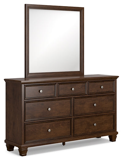Danabrin Full Panel Storage Bed, Dresser and Mirror