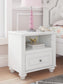 Kozlani Twin Upholstered Panel Storage Bed, Dresser, Mirror and Nightstand
