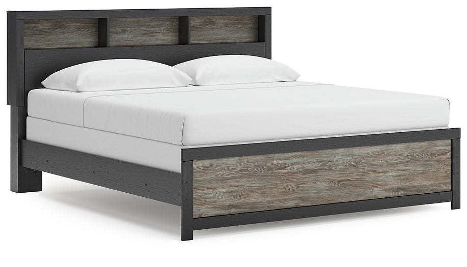 Broachmyn King Bookcase Panel Bed