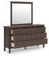 Pamytta Full Panel Bed, Dresser, Mirror, Chest and Nightstand