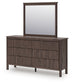 Pamytta Full Panel Bed, Dresser, Mirror, Chest and Nightstand