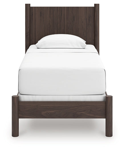 Pamytta Twin Panel Bed, Dresser and Mirror