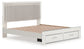Zuraleus King Upholstered Panel Platform Storage Bed, Dresser and Mirror