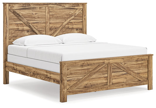 Maystonna King Crossbuck Panel Bed