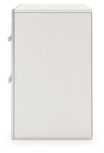 Zuraleus Queen Upholstered Panel Platform Storage Bed, Dresser, Mirror and Nightstand