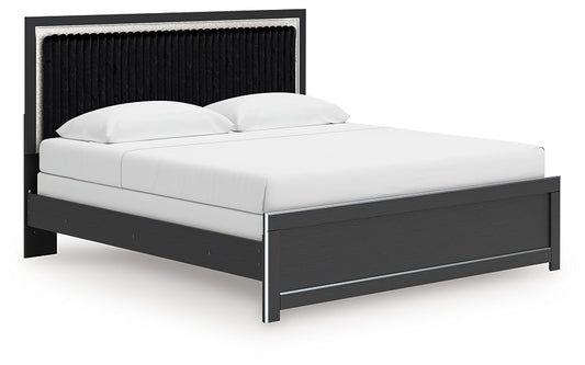 Zuraleus King Upholstered Panel Bed