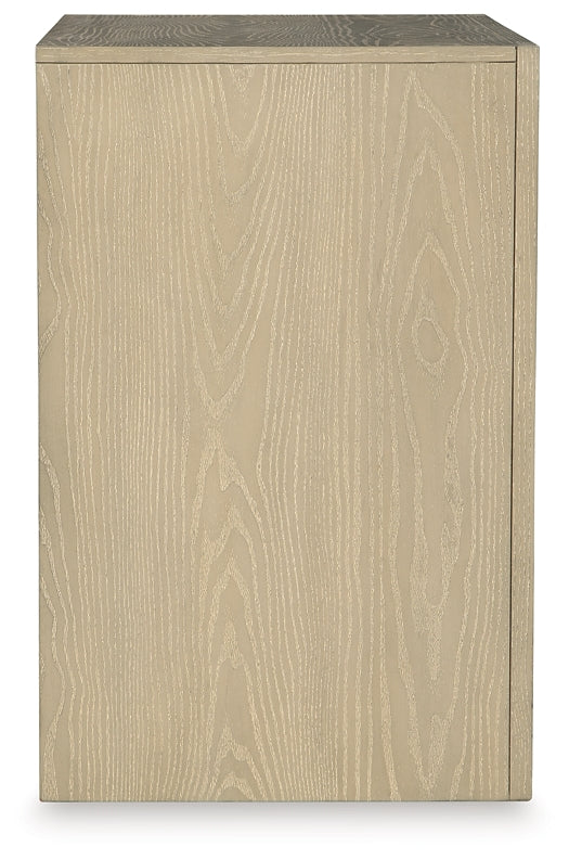 Calmoro California King Bookcase Bed with Mirrored Dresser and Nightstand