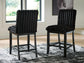 Mervannie Upholstered Barstool (2/CN)
