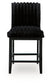 Mervannie Upholstered Barstool (2/CN)