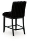 Mervannie Upholstered Barstool (2/CN)