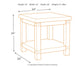 Carynhurst Rectangular End Table