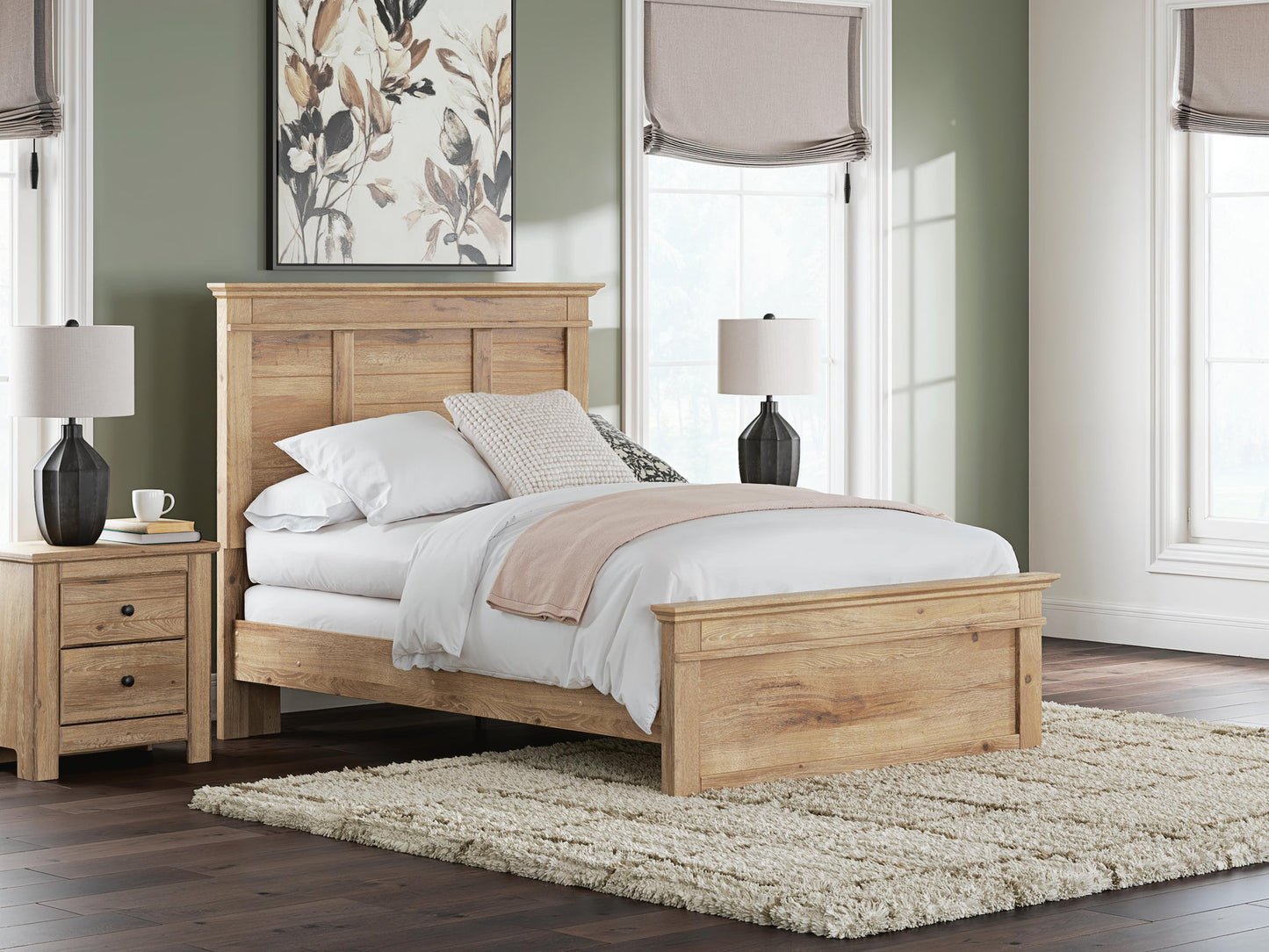Makidern Full Panel Bed