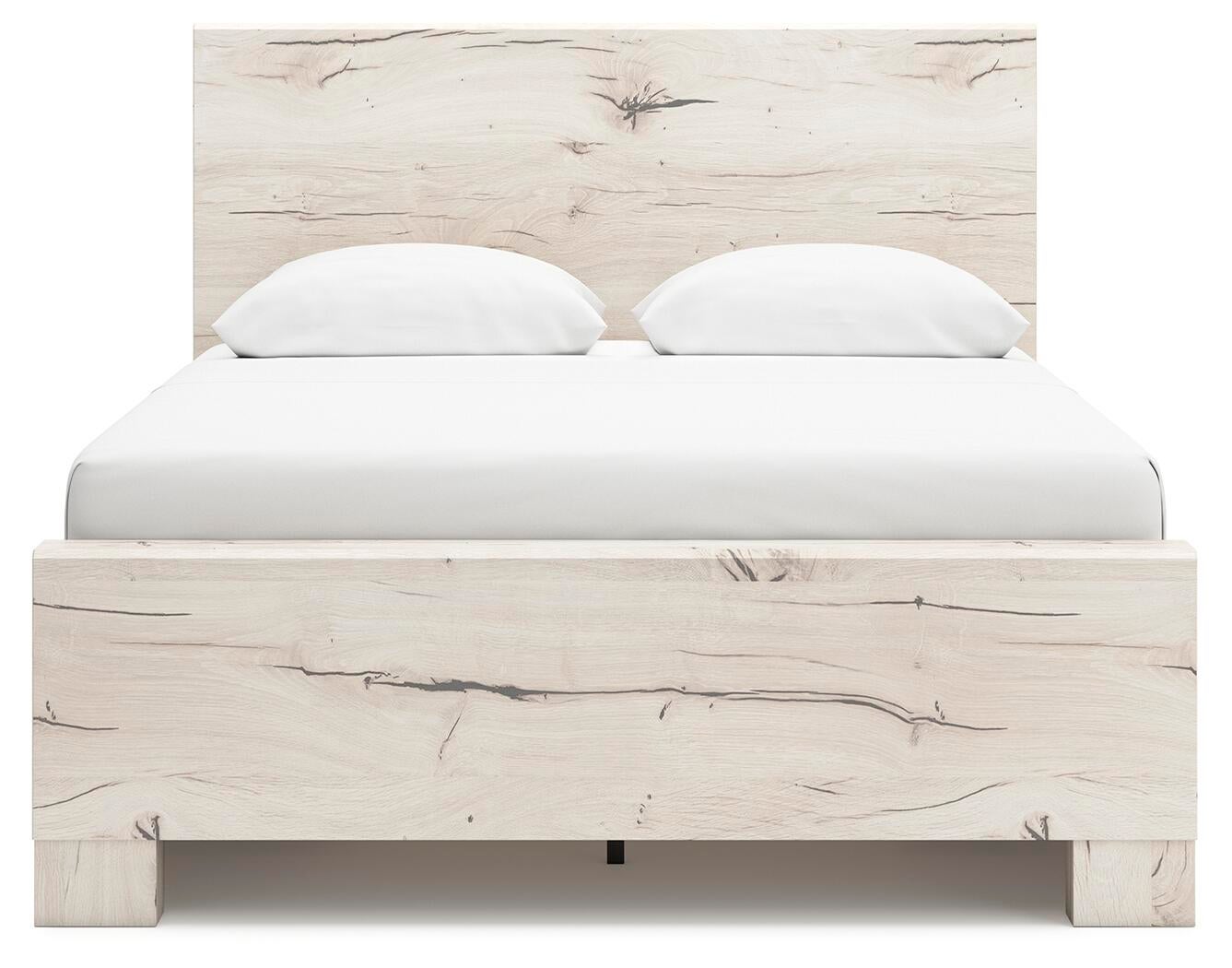 Lawroy Queen Panel Bed with Storage, Dresser and Mirror