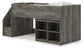 Frandern Twin Loft  Bed with Bookcase Storage