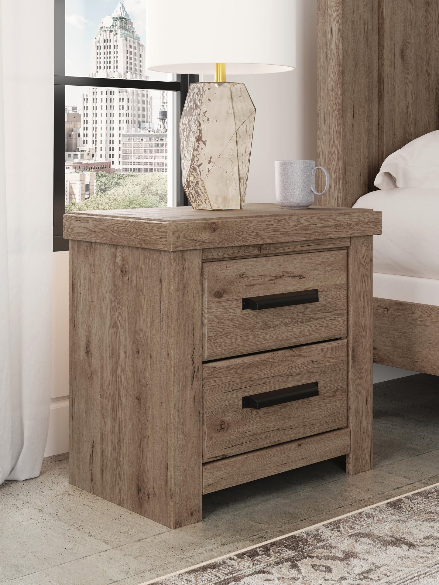 Oliandon Two Drawer Night Stand